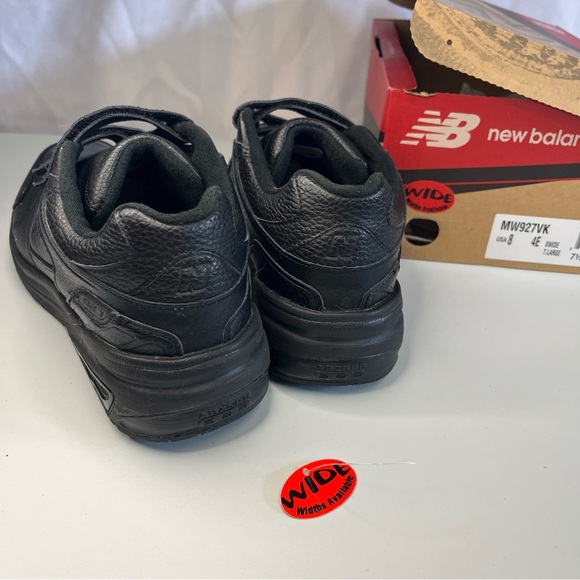Men’s New Balance 927 Size 8 4E Wide MW927VK Black With Rollbar NDurance Walking - Picture 15 of 16